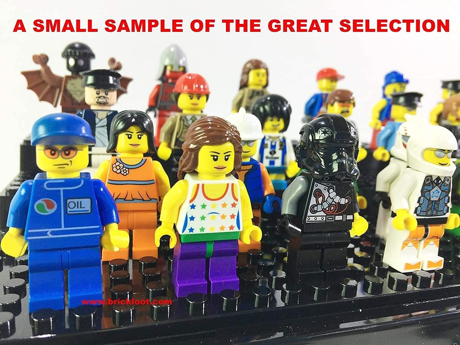 10 NEW LEGO MINIFIG PEOPLE LOT random grab bag of minifigure guys